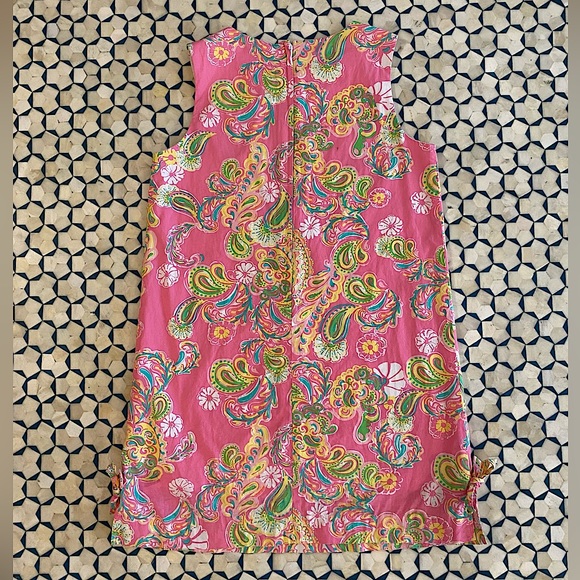 Lilly Pulitzer Girls Floral Paisley Shift Dress size 10 - Picture 4 of 4